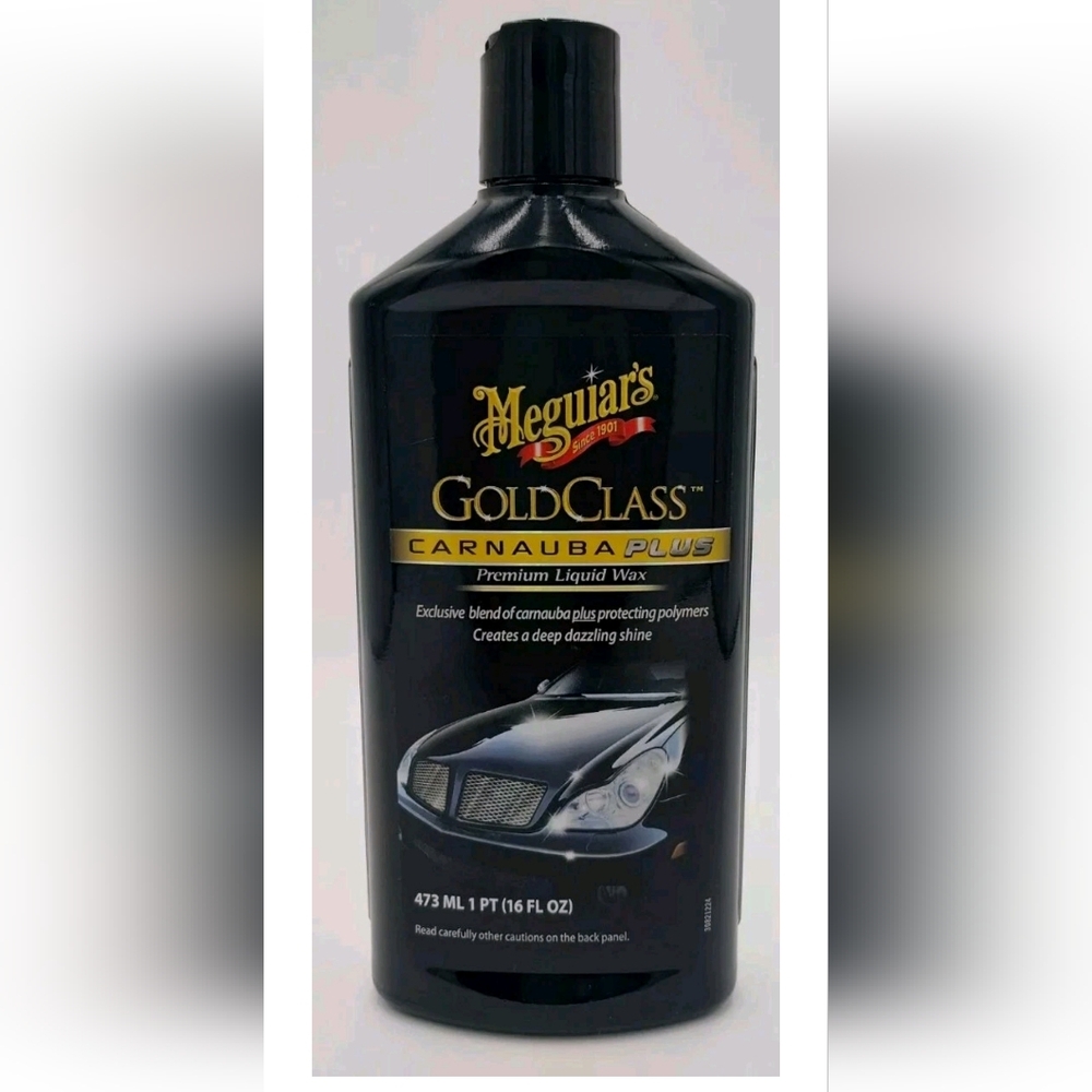 MEGUIAR'S Gold Class Carnauba Plus Premium Liquid Wax (G7016) 16 Oz. Sealed.